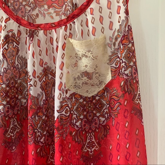 Sheer racer back tank top - Picture 3 of 5